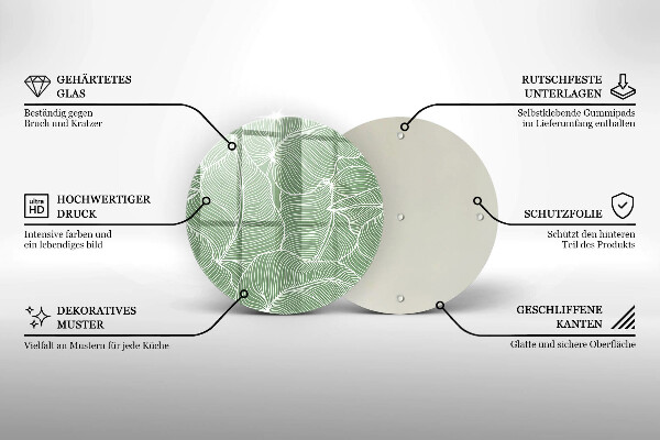 Tábua para corte Folhas lineares