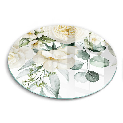 Tábua cozinha Flores em aquarela