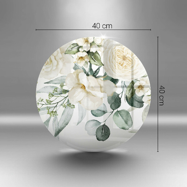 Tábua cozinha Flores em aquarela