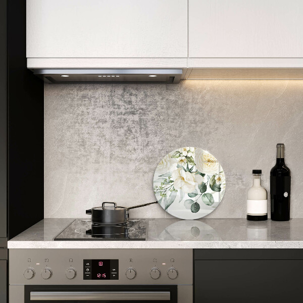 Tábua cozinha Flores em aquarela