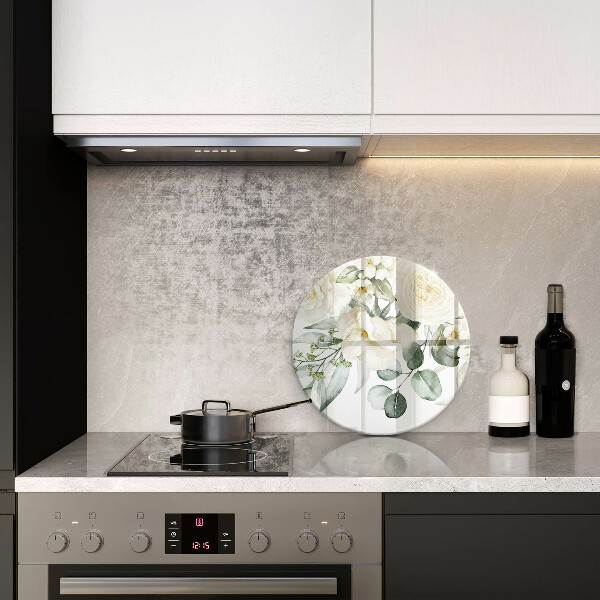 Tábua cozinha Flores em aquarela