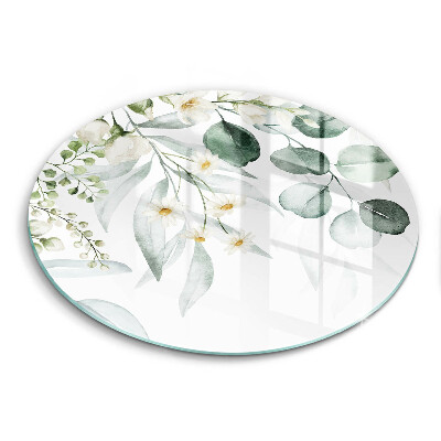 Tábua de cortar Plantas em aquarela