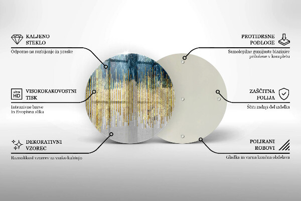 Tábua de cortar alimentos Abstração do designer
