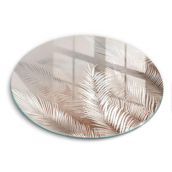 Tábua de vidro Vegetação de folhagem Boho
