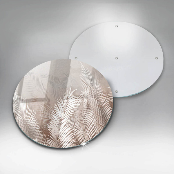 Tábua de vidro Vegetação de folhagem Boho