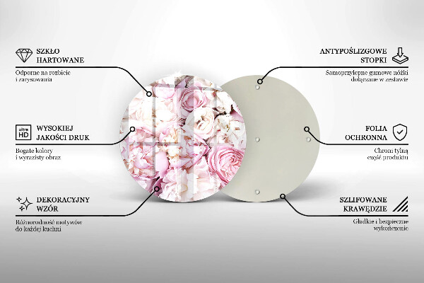 Tábua de corte Buquê de peônias