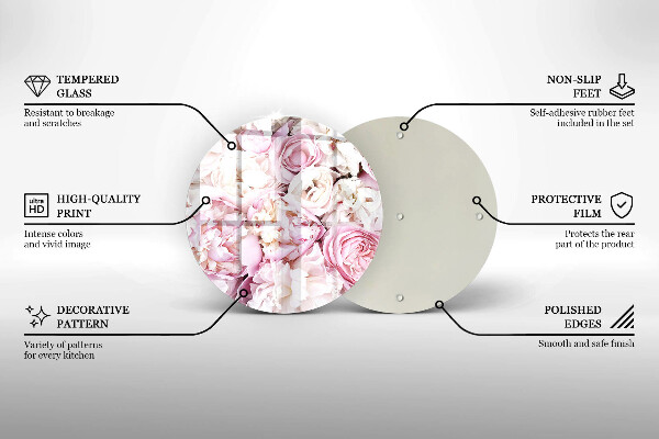 Tábua de corte Buquê de peônias