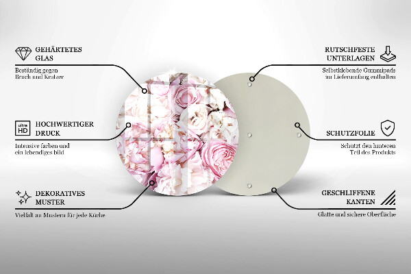 Tábua de corte Buquê de peônias