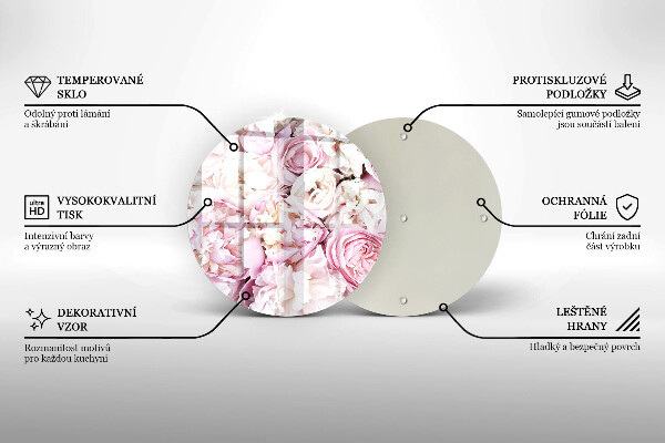 Tábua de corte Buquê de peônias