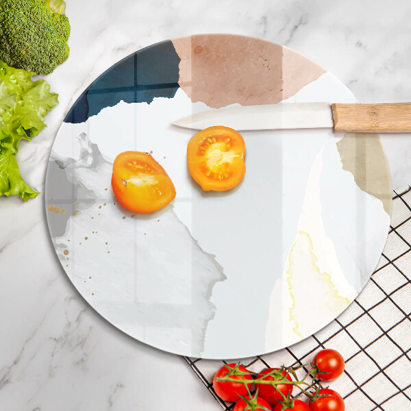 Tábua de cortar alimentos Manchas abstratas