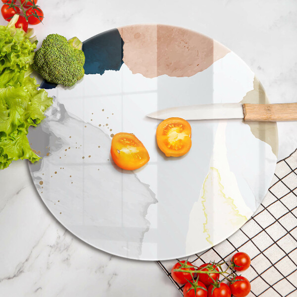 Tábua de cortar alimentos Manchas abstratas