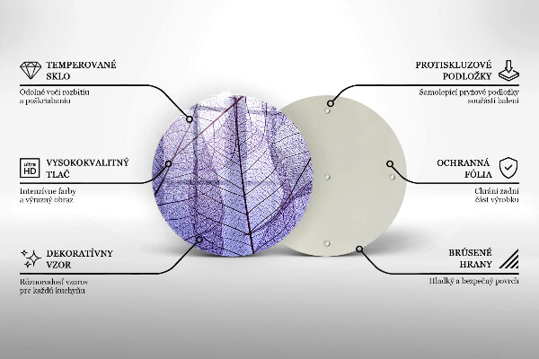 Tábua para cozinha Folhas com nervuras