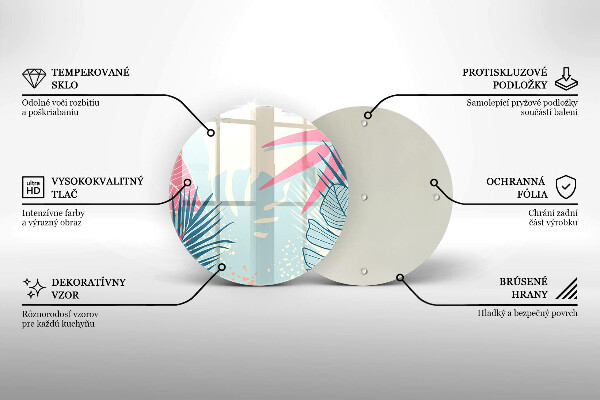 Tábua corte Folhas pastéis