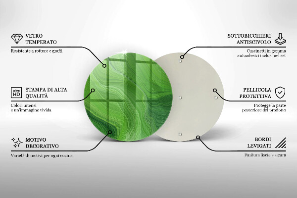 Tábua de cortar alimentos Textura abstrata