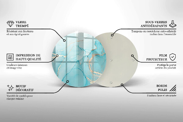 Tábua para corte Pedra abstrata