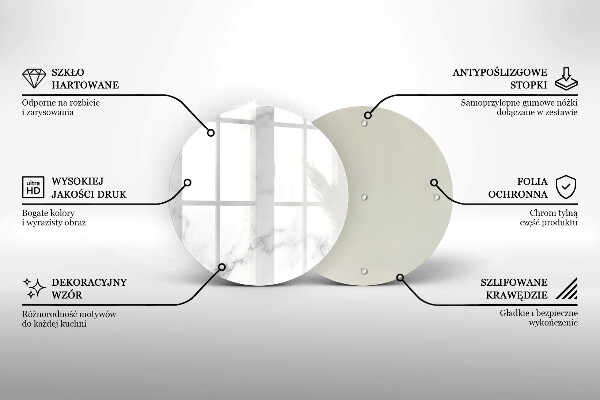 Tábua de cortar Mármore moderno