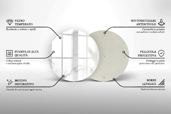 Tábua de cortar Mármore moderno