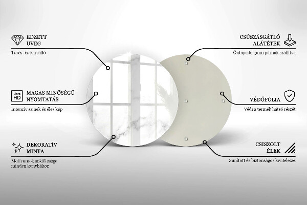 Tábua de cortar Mármore moderno