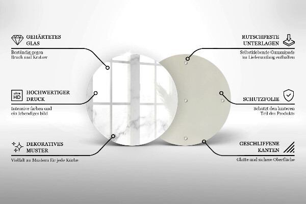 Tábua de cortar Mármore moderno