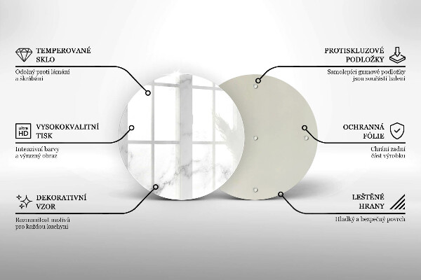 Tábua de cortar Mármore moderno