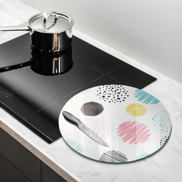 Tábua de corte Formas pintadas