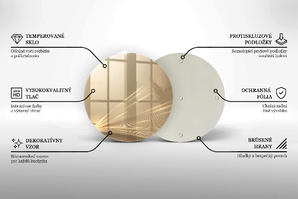 Tábua de cortar Abstração moderna