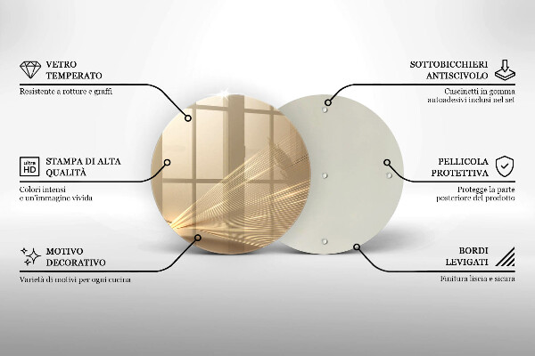 Tábua de cortar Abstração moderna