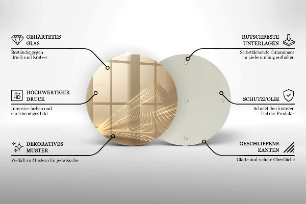 Tábua de cortar Abstração moderna