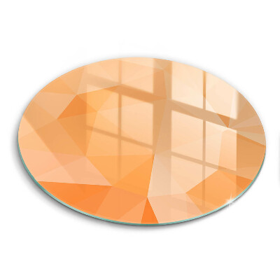 Tábua de cortar de vidro Fundo geométrico