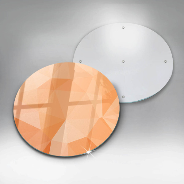 Tábua de cortar de vidro Fundo geométrico