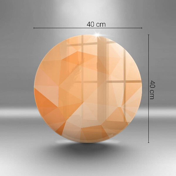 Tábua de cortar de vidro Fundo geométrico