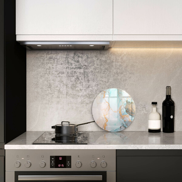 Tábua de vidro Mármore abstrato