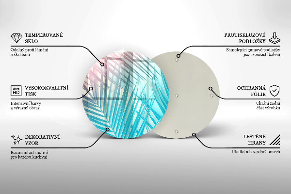 Tábua cozinha Folhas pastéis