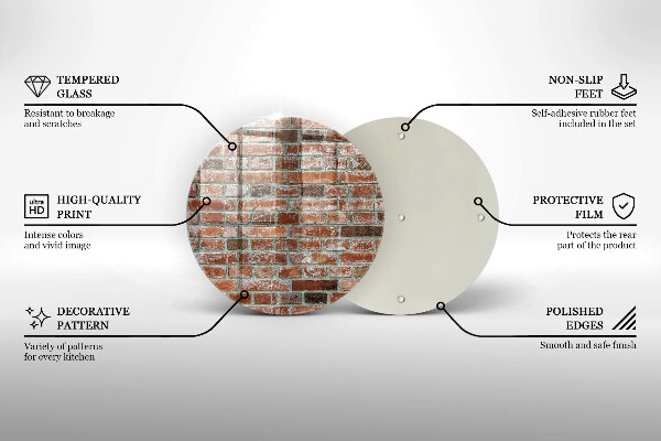 Tábua de corte Parede de tijolos antigos
