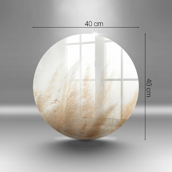 Tábua de cortar de vidro Capim-dos-pampas