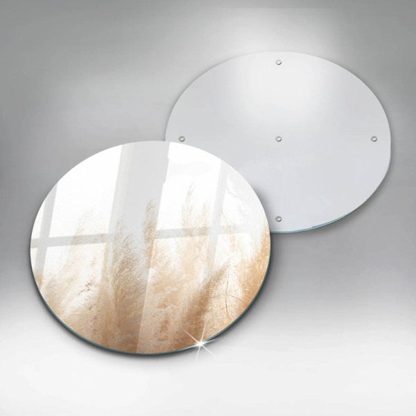 Tábua de cortar de vidro Capim-dos-pampas