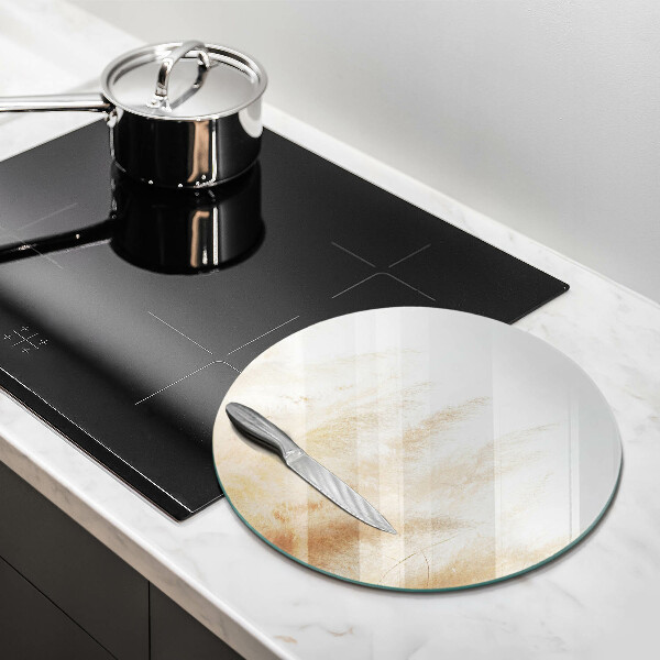 Tábua de cortar de vidro Capim-dos-pampas