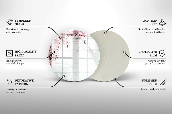 Tábua para corte Flores nas tábuas