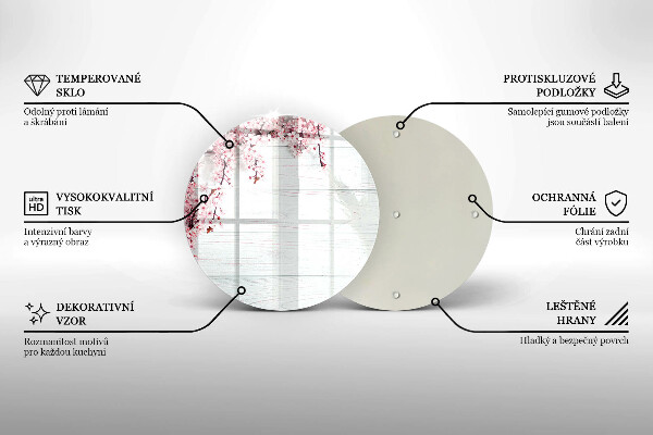 Tábua para corte Flores nas tábuas