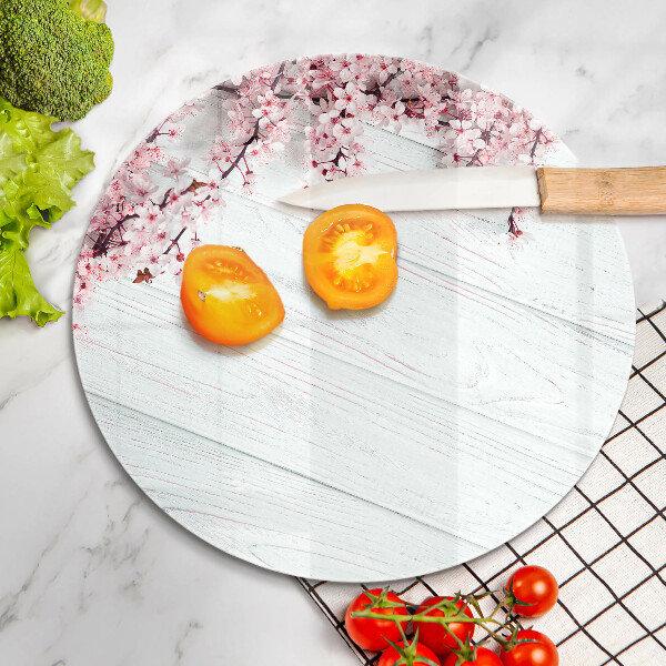 Tábua para corte Flores nas tábuas