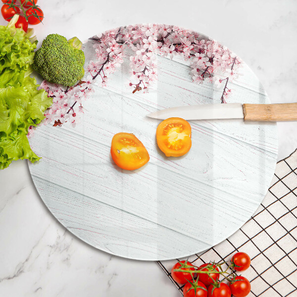 Tábua para corte Flores nas tábuas