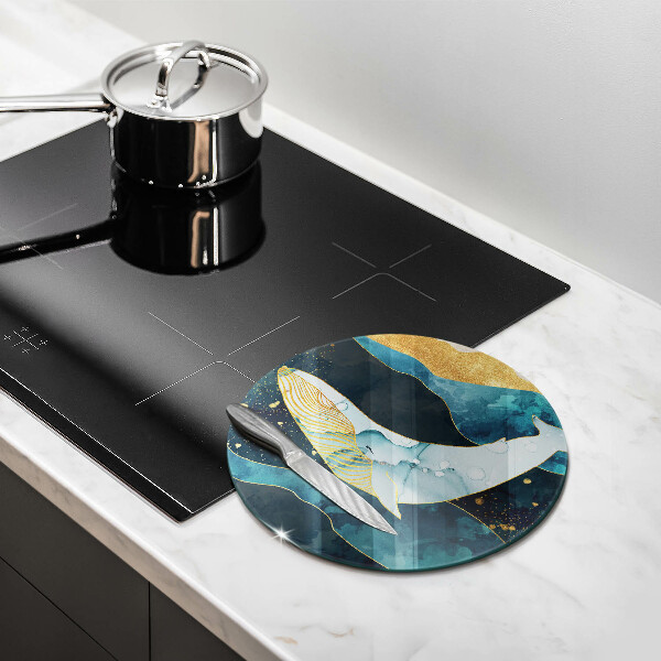 Tábua corte Baleia abstrata