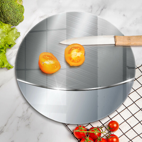 Tábua para cozinha Padrão de abstração de metal