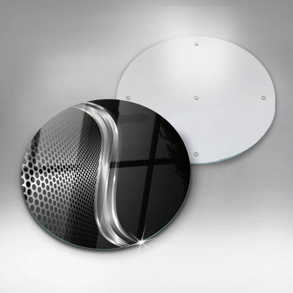 Tábua de vidro Estrutura metálica