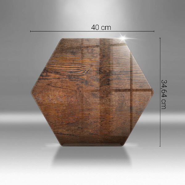 Tábua corte Placa de madeira escura