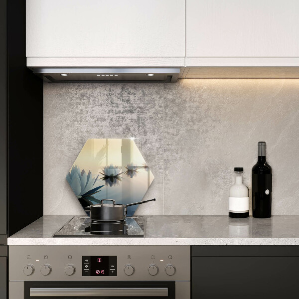 Tábua para cozinha Flores de nenúfar