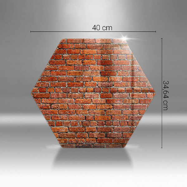 Tábua de cortar alimentos Parede de tijolos