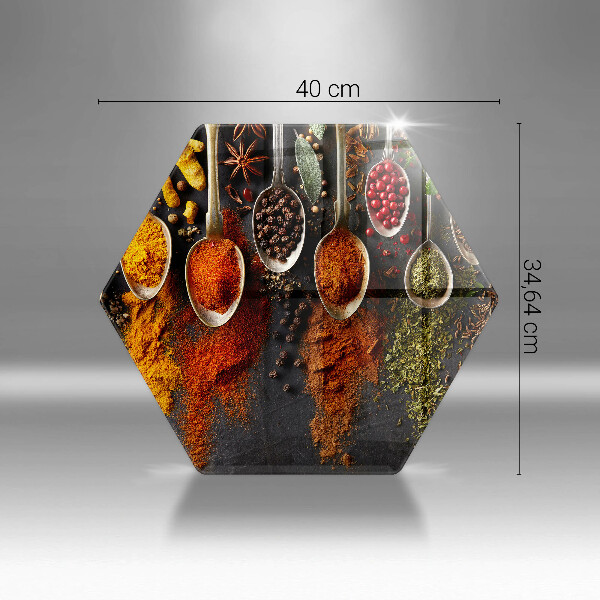 Tábua cozinha colheres de especiarias