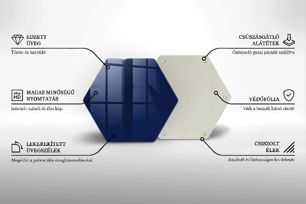 Tábua de cortar Cor azul