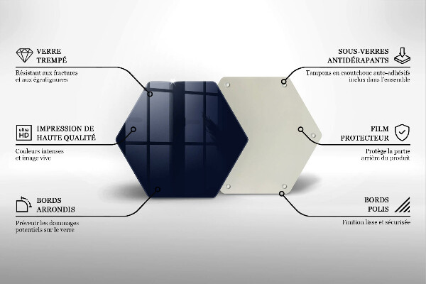 Tábua de cortar alimentos Cor azul marinho